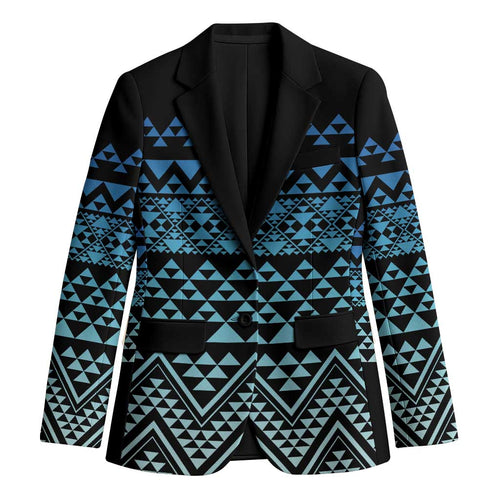 Maori Niho Taniwha Te Wheiao Blazer Moana Blue - Aussie Hoodie