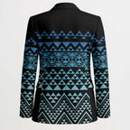 Maori Niho Taniwha Te Wheiao Blazer Moana Blue - Aussie Hoodie