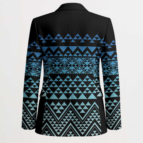 Maori Niho Taniwha Te Wheiao Blazer Moana Blue - Aussie Hoodie