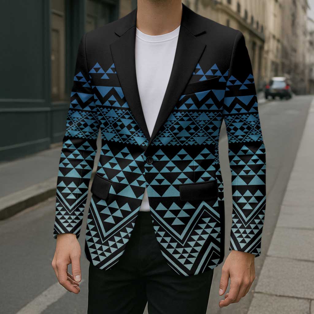 Maori Niho Taniwha Te Wheiao Blazer Moana Blue - Aussie Hoodie
