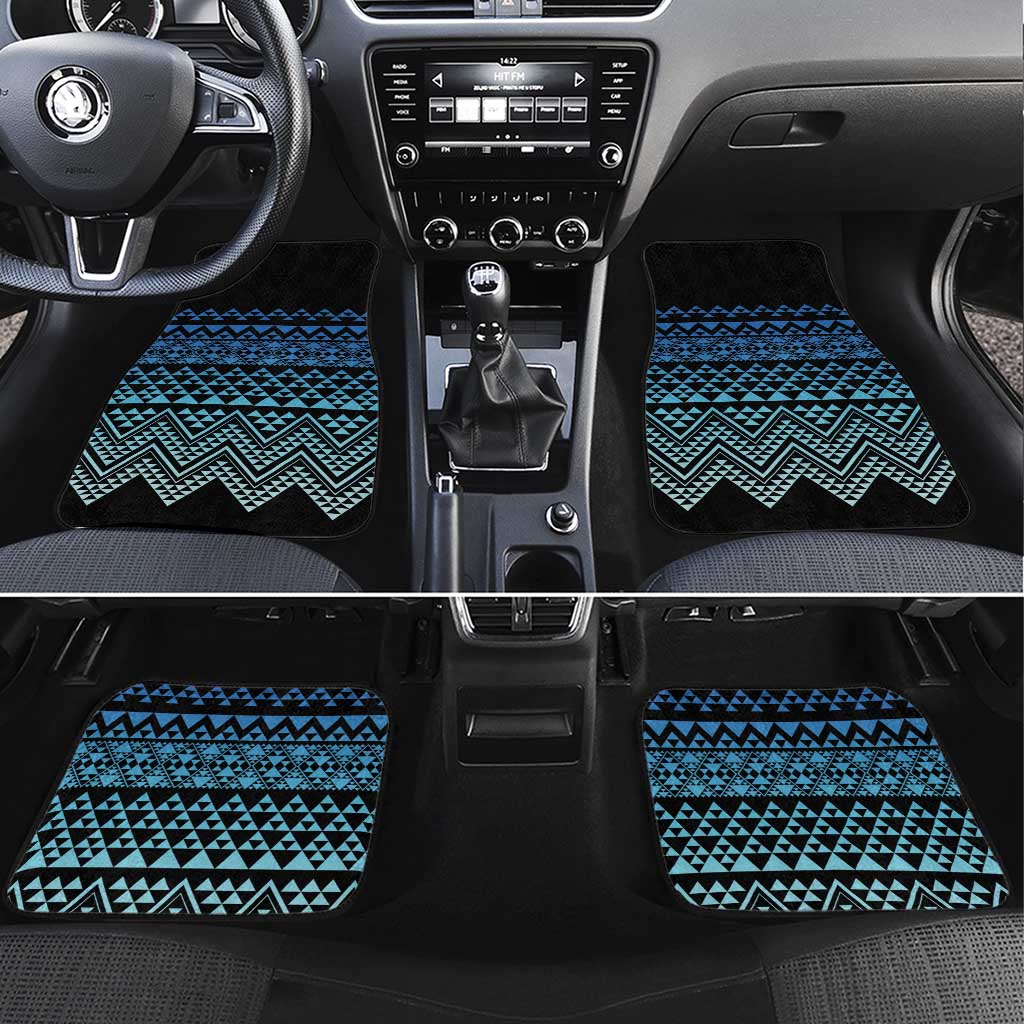 Maori Niho Taniwha Te Wheiao Car Mats Moana Blue - Aussie Hoodie