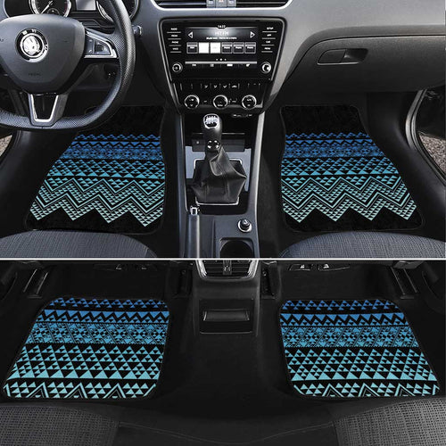 Maori Niho Taniwha Te Wheiao Car Mats Moana Blue - Aussie Hoodie