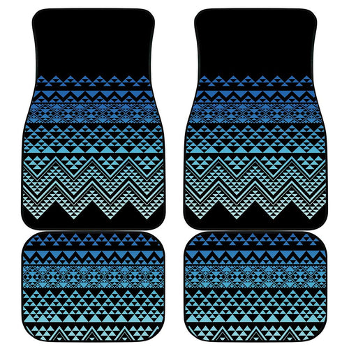 Maori Niho Taniwha Te Wheiao Car Mats Moana Blue - Aussie Hoodie