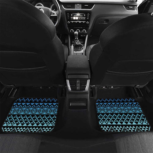 Maori Niho Taniwha Te Wheiao Car Mats Moana Blue - Aussie Hoodie