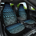 Maori Niho Taniwha Te Wheiao Car Seat Cover Moana Blue - Aussie Hoodie