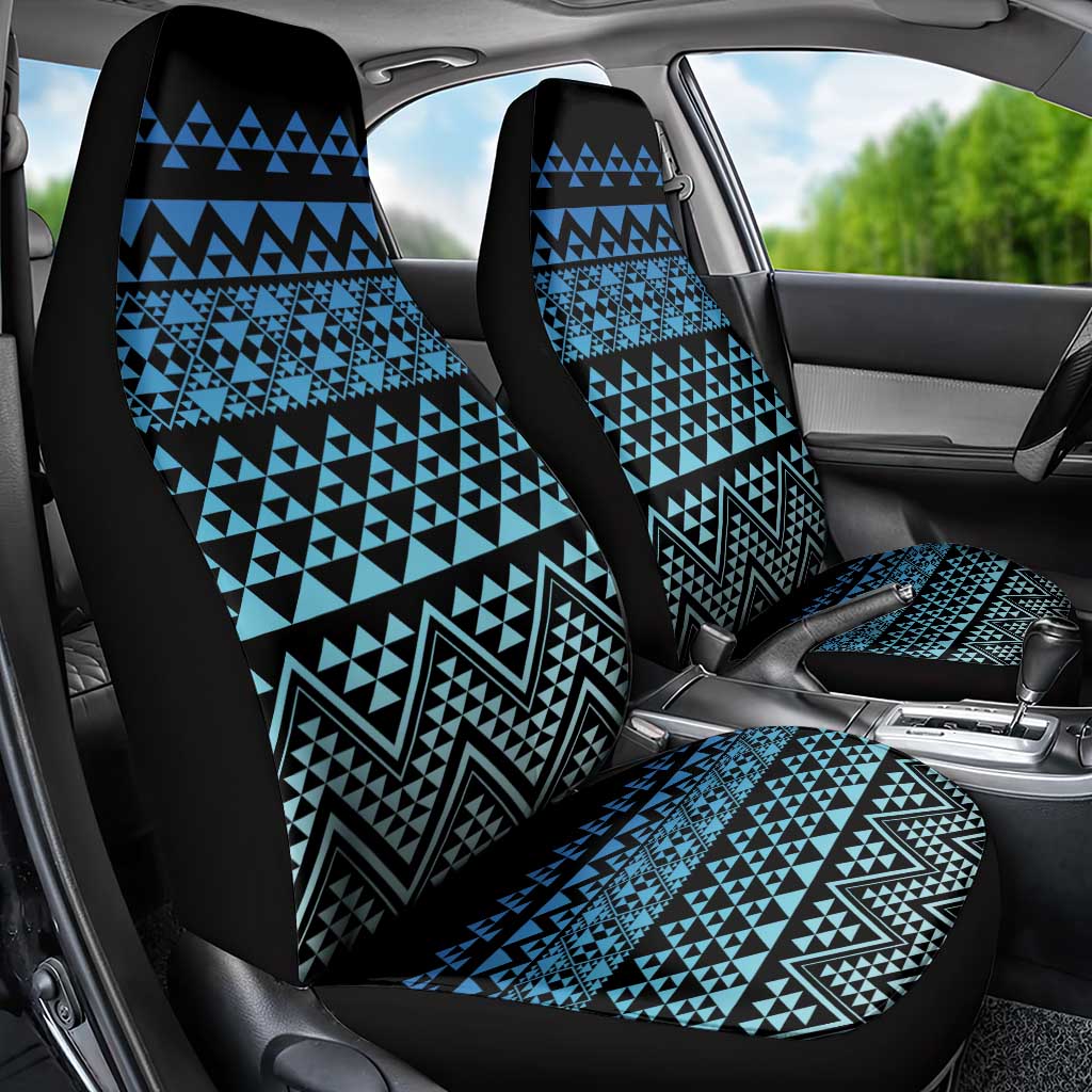 Maori Niho Taniwha Te Wheiao Car Seat Cover Moana Blue - Aussie Hoodie