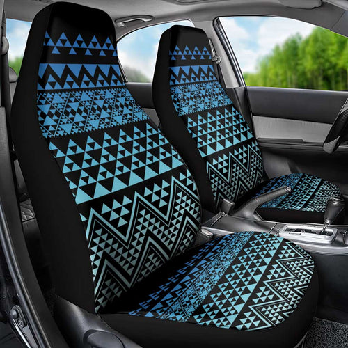 Maori Niho Taniwha Te Wheiao Car Seat Cover Moana Blue - Aussie Hoodie