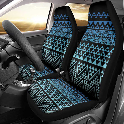 Maori Niho Taniwha Te Wheiao Car Seat Cover Moana Blue - Aussie Hoodie