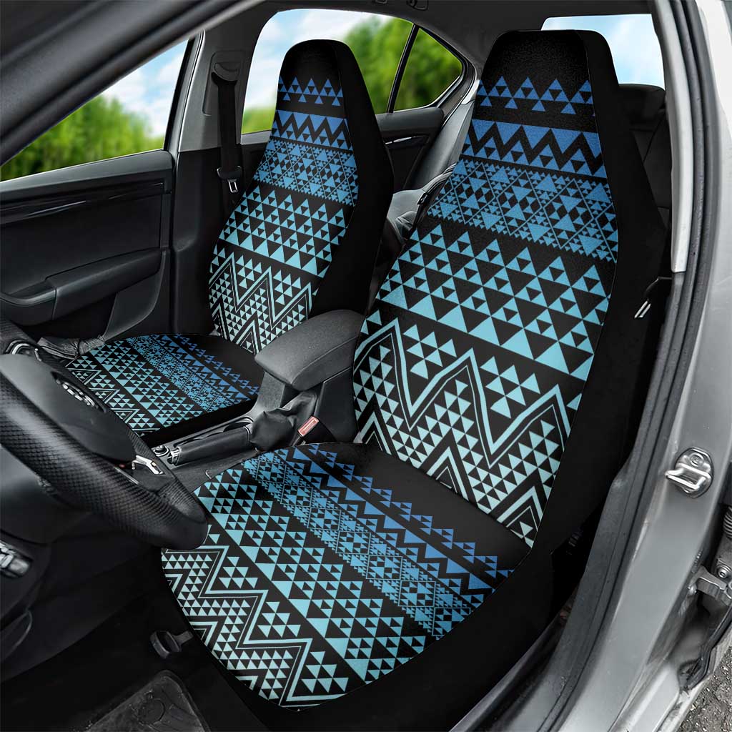 Maori Niho Taniwha Te Wheiao Car Seat Cover Moana Blue - Aussie Hoodie