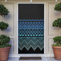 Maori Niho Taniwha Te Wheiao Door Cover Moana Blue - Aussie Hoodie