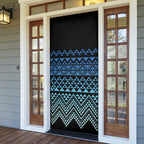 Maori Niho Taniwha Te Wheiao Door Cover Moana Blue - Aussie Hoodie