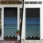 Maori Niho Taniwha Te Wheiao Door Cover Moana Blue - Aussie Hoodie