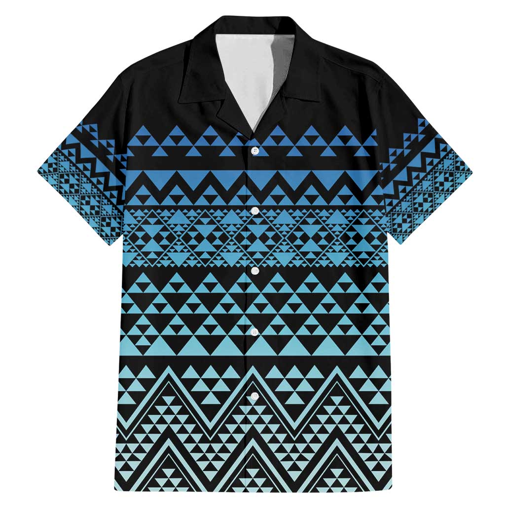 Maori Niho Taniwha Te Wheiao Family Matching Mermaid Dress and Hawaiian Shirt Moana Blue - Aussie Hoodie
