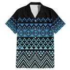 Maori Niho Taniwha Te Wheiao Family Matching Mermaid Dress and Hawaiian Shirt Moana Blue - Aussie Hoodie