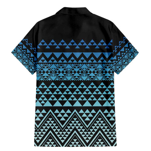 Maori Niho Taniwha Te Wheiao Family Matching Mermaid Dress and Hawaiian Shirt Moana Blue - Aussie Hoodie