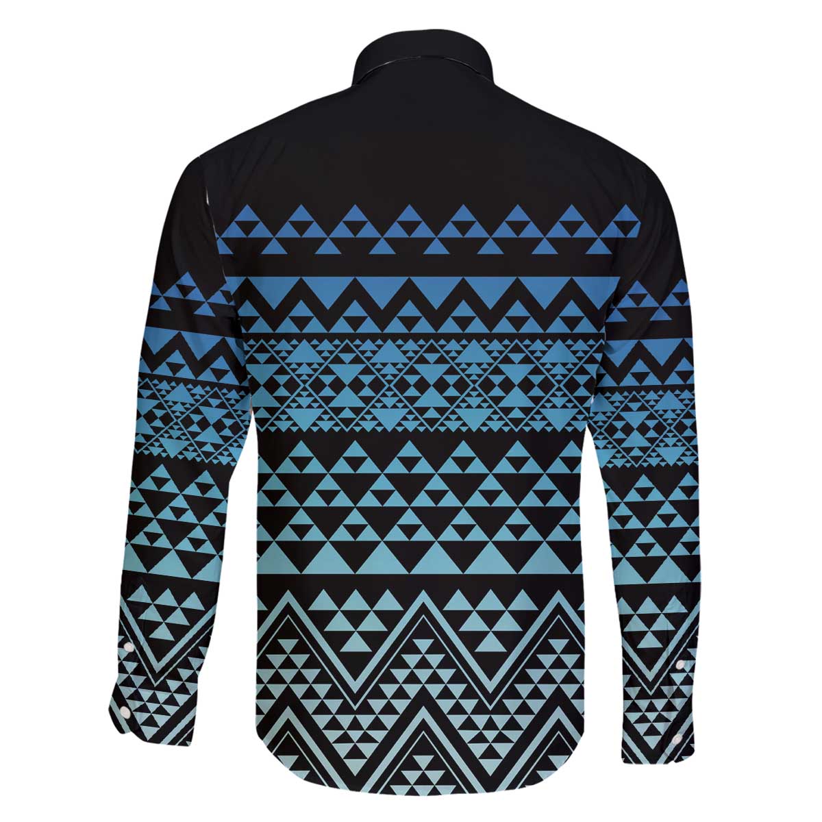 Maori Niho Taniwha Te Wheiao Family Matching Off The Shoulder Long Sleeve Dress and Hawaiian Shirt Moana Blue - Aussie Hoodie
