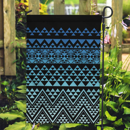 Maori Niho Taniwha Te Wheiao Garden Flag Moana Blue - Aussie Hoodie