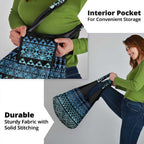 Maori Niho Taniwha Te Wheiao Grocery Bag Moana Blue - Aussie Hoodie