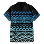Maori Niho Taniwha Te Wheiao Hawaiian Shirt Moana Blue - Aussie Hoodie