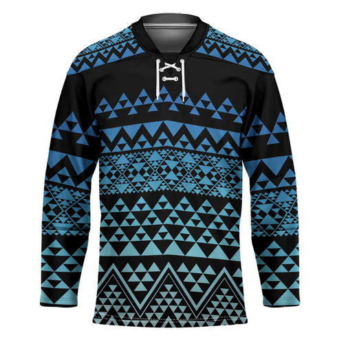Maori Niho Taniwha Te Wheiao Hockey Jersey Moana Blue - Aussie Hoodie