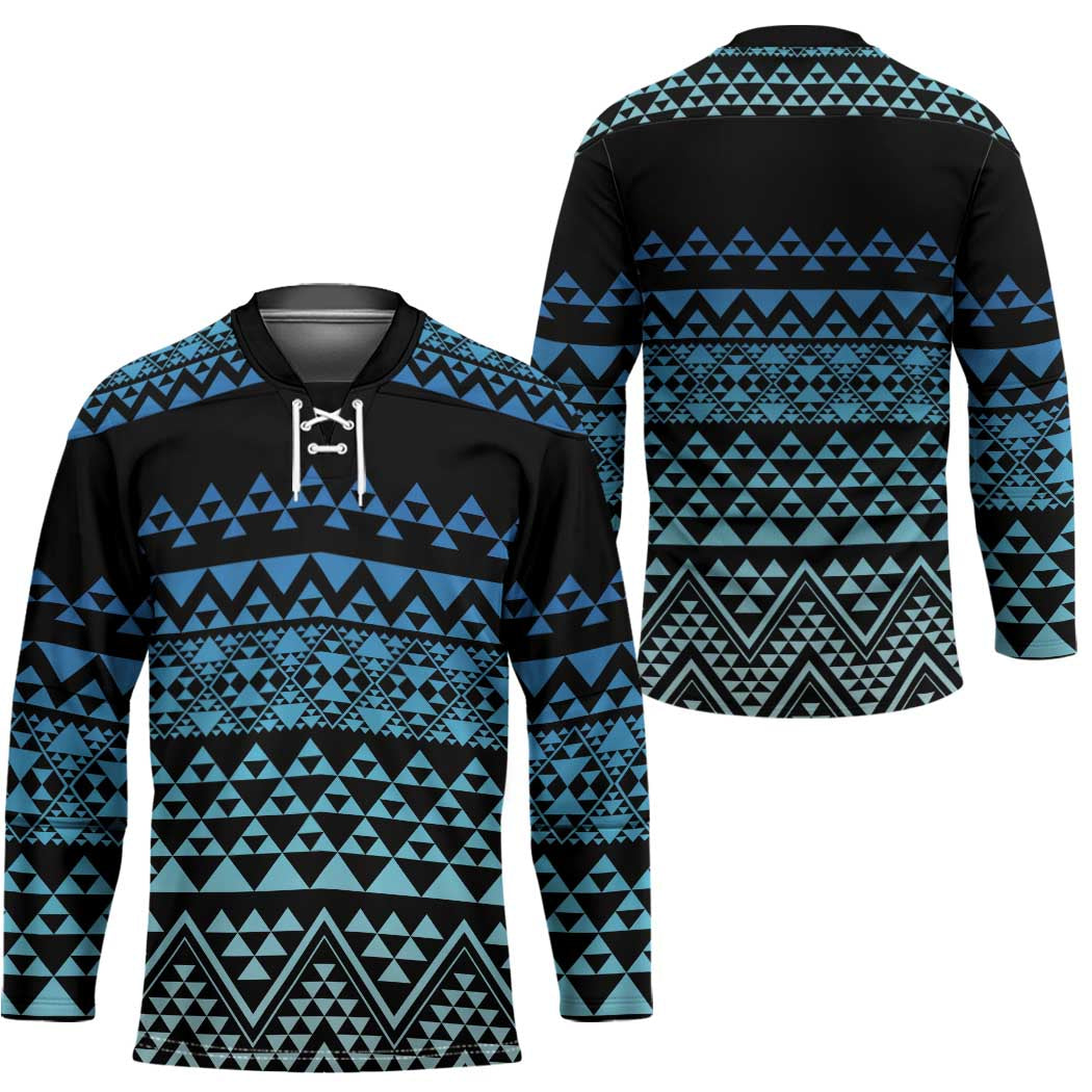 Maori Niho Taniwha Te Wheiao Hockey Jersey Moana Blue - Aussie Hoodie
