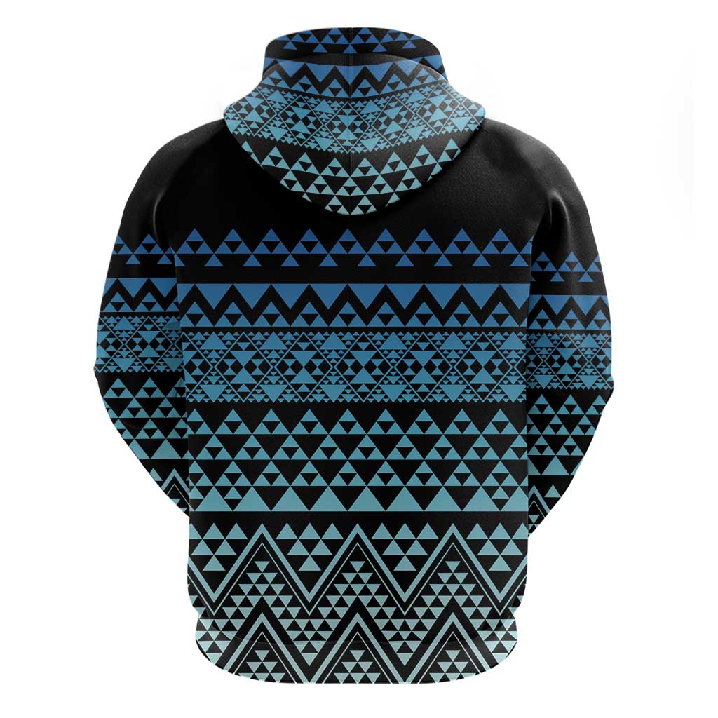 Maori Niho Taniwha Te Wheiao Hoodie Moana Blue - Aussie Hoodie