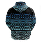 Maori Niho Taniwha Te Wheiao Hoodie Moana Blue - Aussie Hoodie