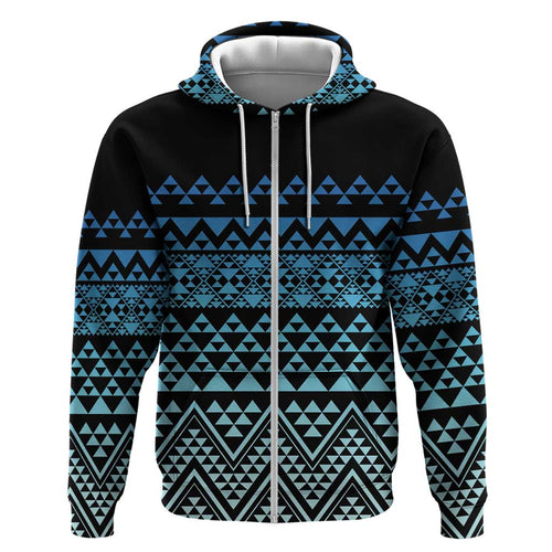 Maori Niho Taniwha Te Wheiao Hoodie Moana Blue - Aussie Hoodie