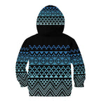 Maori Niho Taniwha Te Wheiao Kid Hoodie Moana Blue - Aussie Hoodie