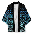 Maori Niho Taniwha Te Wheiao Kimono Moana Blue - Aussie Hoodie