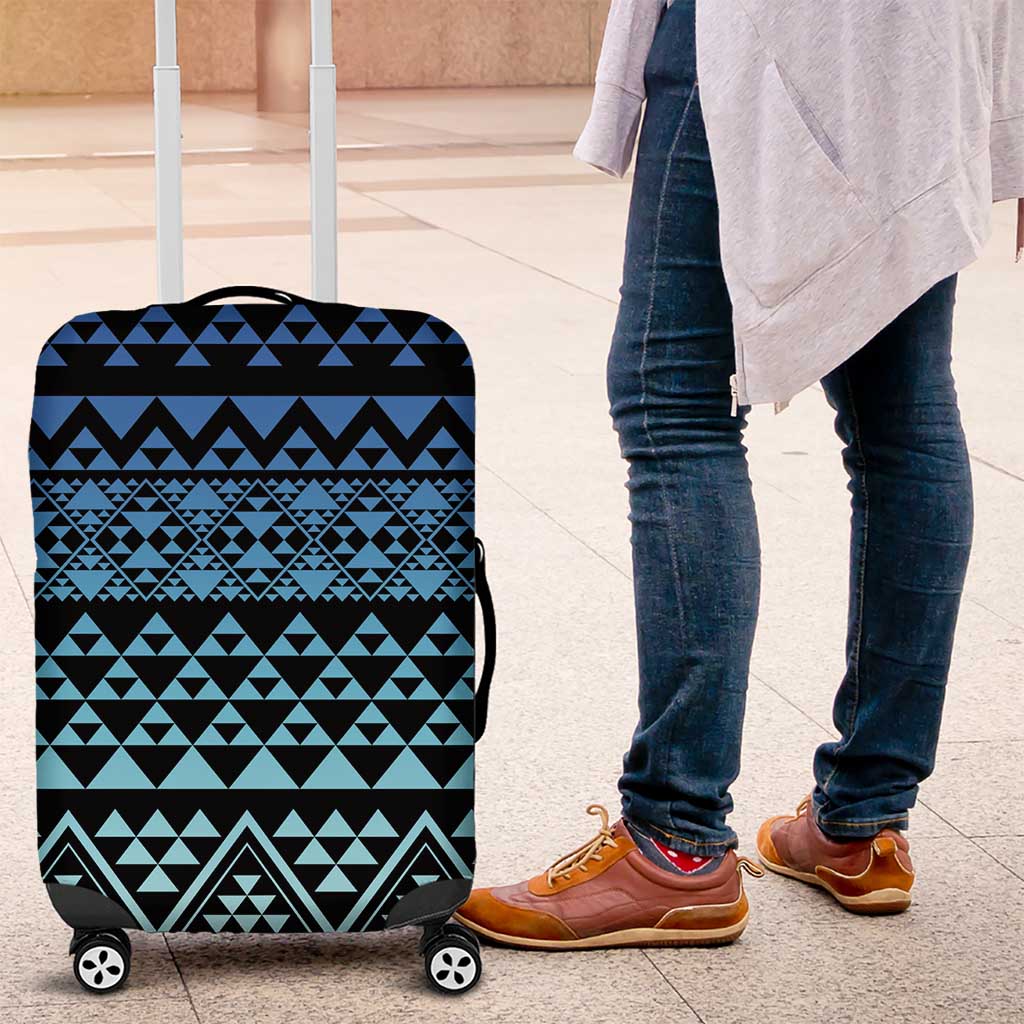Maori Niho Taniwha Te Wheiao Luggage Cover Moana Blue - Aussie Hoodie