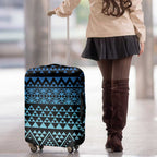 Maori Niho Taniwha Te Wheiao Luggage Cover Moana Blue - Aussie Hoodie