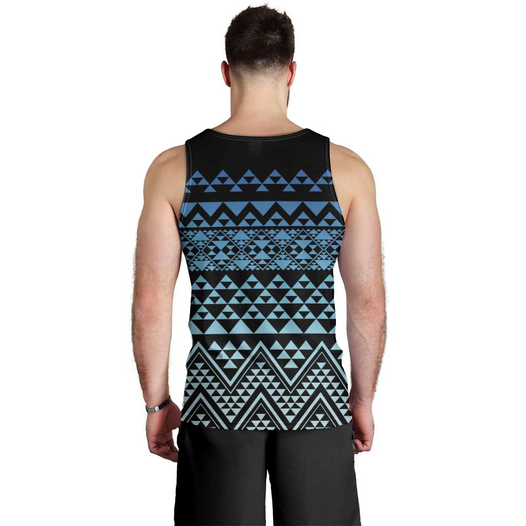 Maori Niho Taniwha Te Wheiao Men Tank Top Moana Blue - Aussie Hoodie