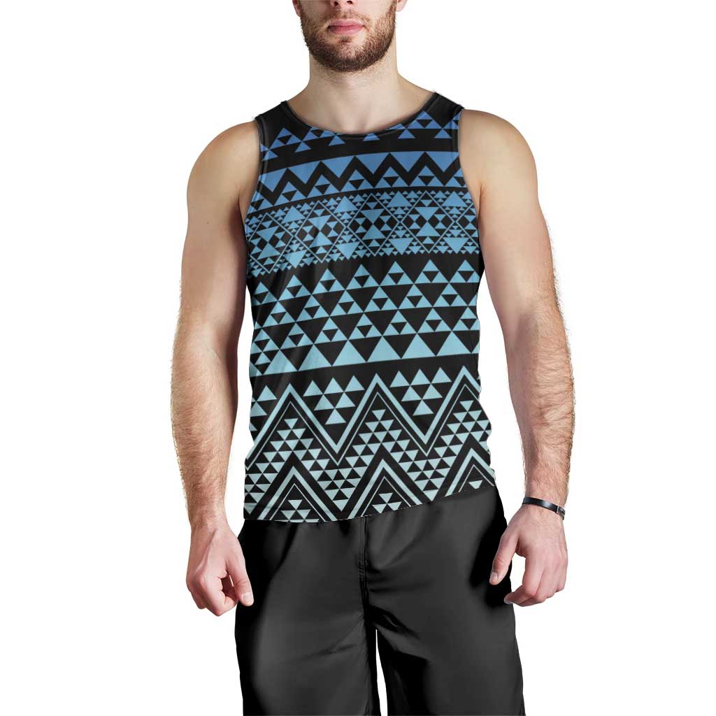 Maori Niho Taniwha Te Wheiao Men Tank Top Moana Blue - Aussie Hoodie