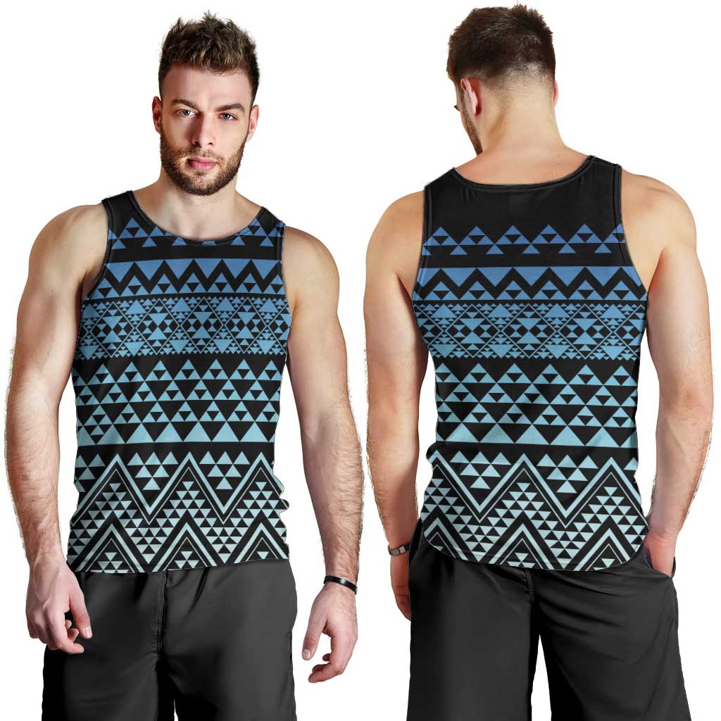 Maori Niho Taniwha Te Wheiao Men Tank Top Moana Blue - Aussie Hoodie