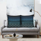 Maori Niho Taniwha Te Wheiao Pillow Cover Moana Blue - Aussie Hoodie