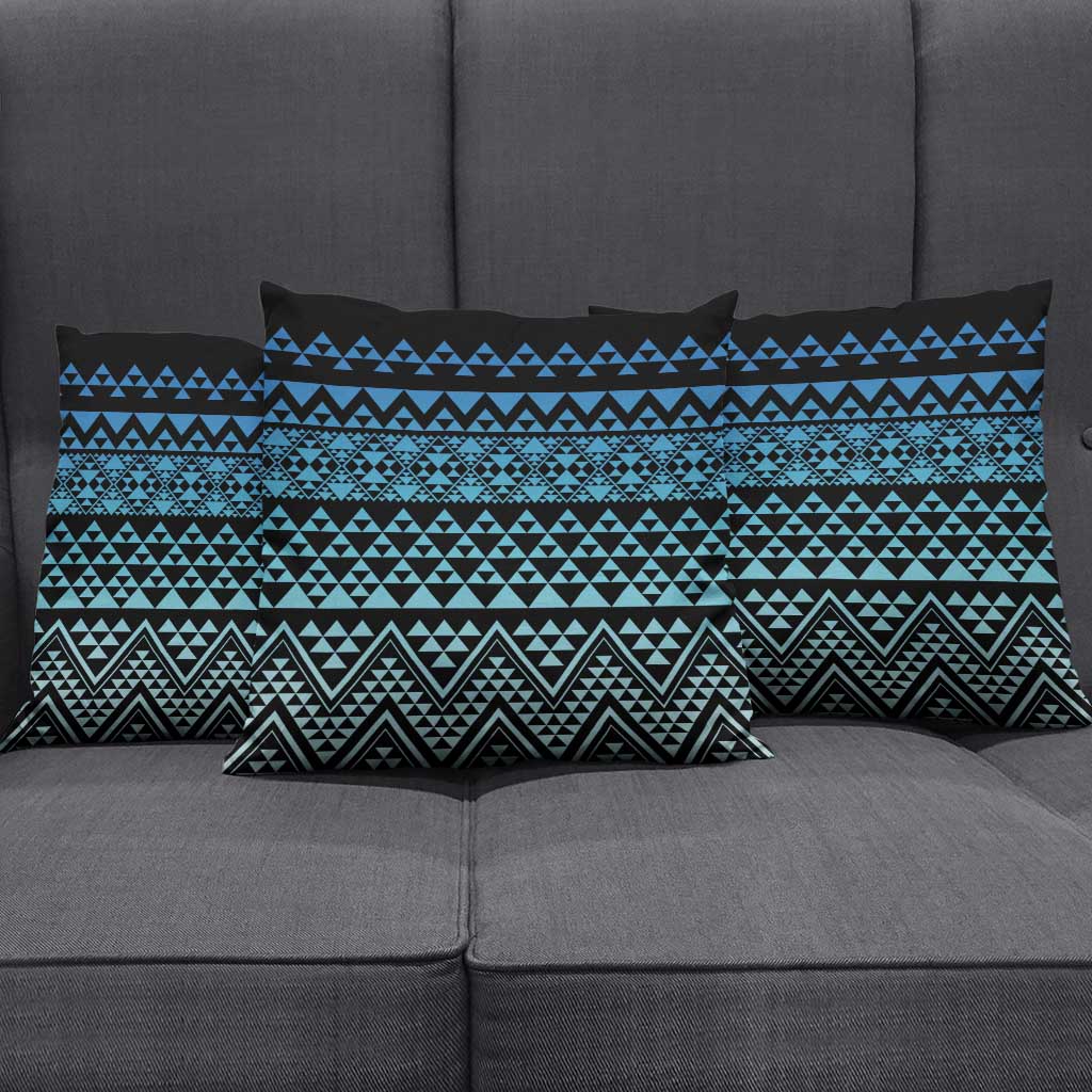 Maori Niho Taniwha Te Wheiao Pillow Cover Moana Blue - Aussie Hoodie
