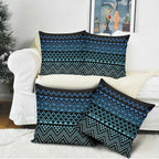 Maori Niho Taniwha Te Wheiao Pillow Cover Moana Blue - Aussie Hoodie