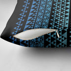 Maori Niho Taniwha Te Wheiao Pillow Cover Moana Blue - Aussie Hoodie