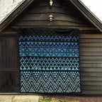 Maori Niho Taniwha Te Wheiao Quilt Moana Blue - Aussie Hoodie