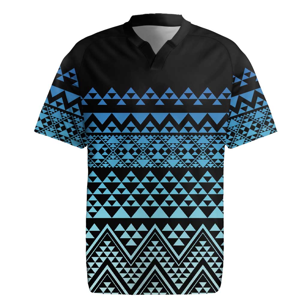 Maori Niho Taniwha Te Wheiao Rugby Jersey Moana Blue - Aussie Hoodie