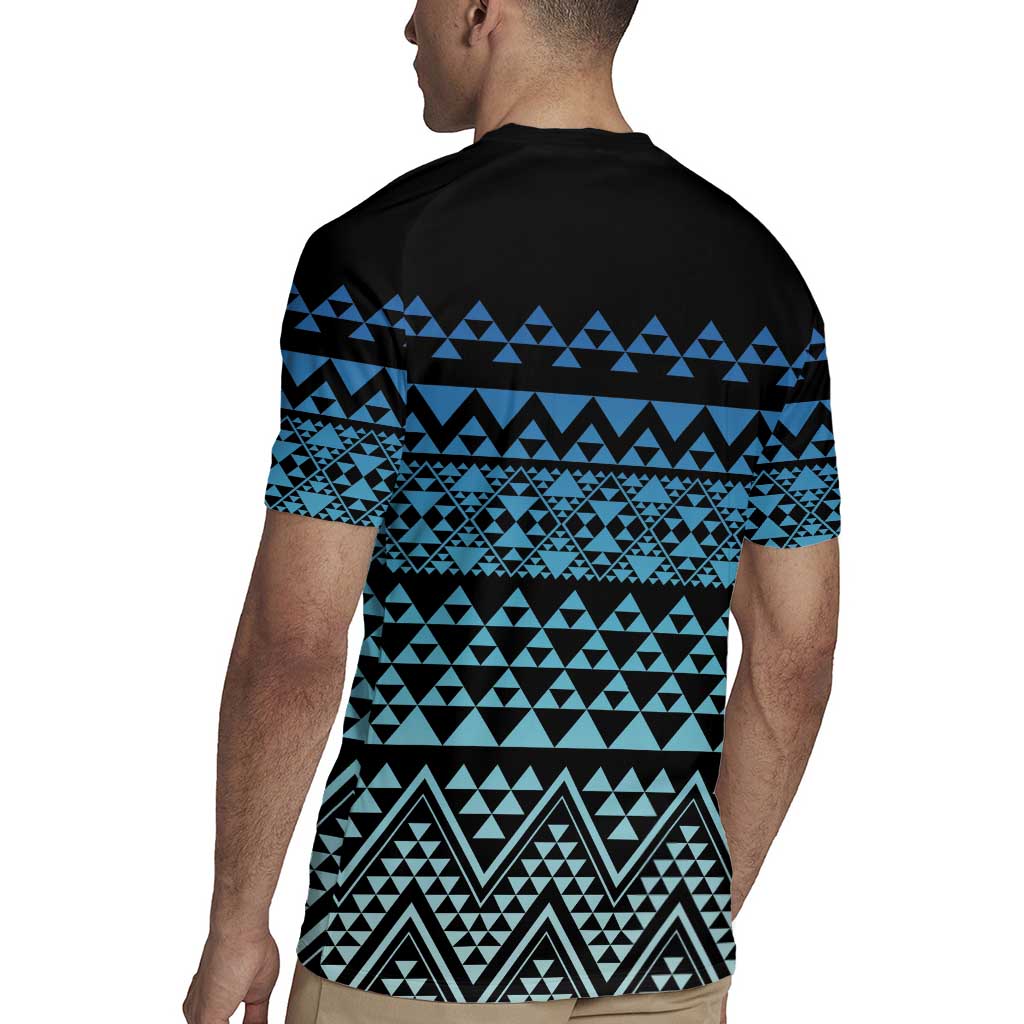 Maori Niho Taniwha Te Wheiao Rugby Jersey Moana Blue - Aussie Hoodie