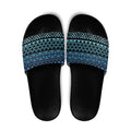 Maori Niho Taniwha Te Wheiao Slide Sandals Moana Blue - Aussie Hoodie