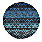 Maori Niho Taniwha Te Wheiao Spare Tire Cover Moana Blue - Aussie Hoodie