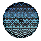 Maori Niho Taniwha Te Wheiao Spare Tire Cover Moana Blue - Aussie Hoodie
