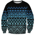 Maori Niho Taniwha Te Wheiao Sweatshirt Moana Blue - Aussie Hoodie