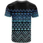 Maori Niho Taniwha Te Wheiao T Shirt Moana Blue - Aussie Hoodie