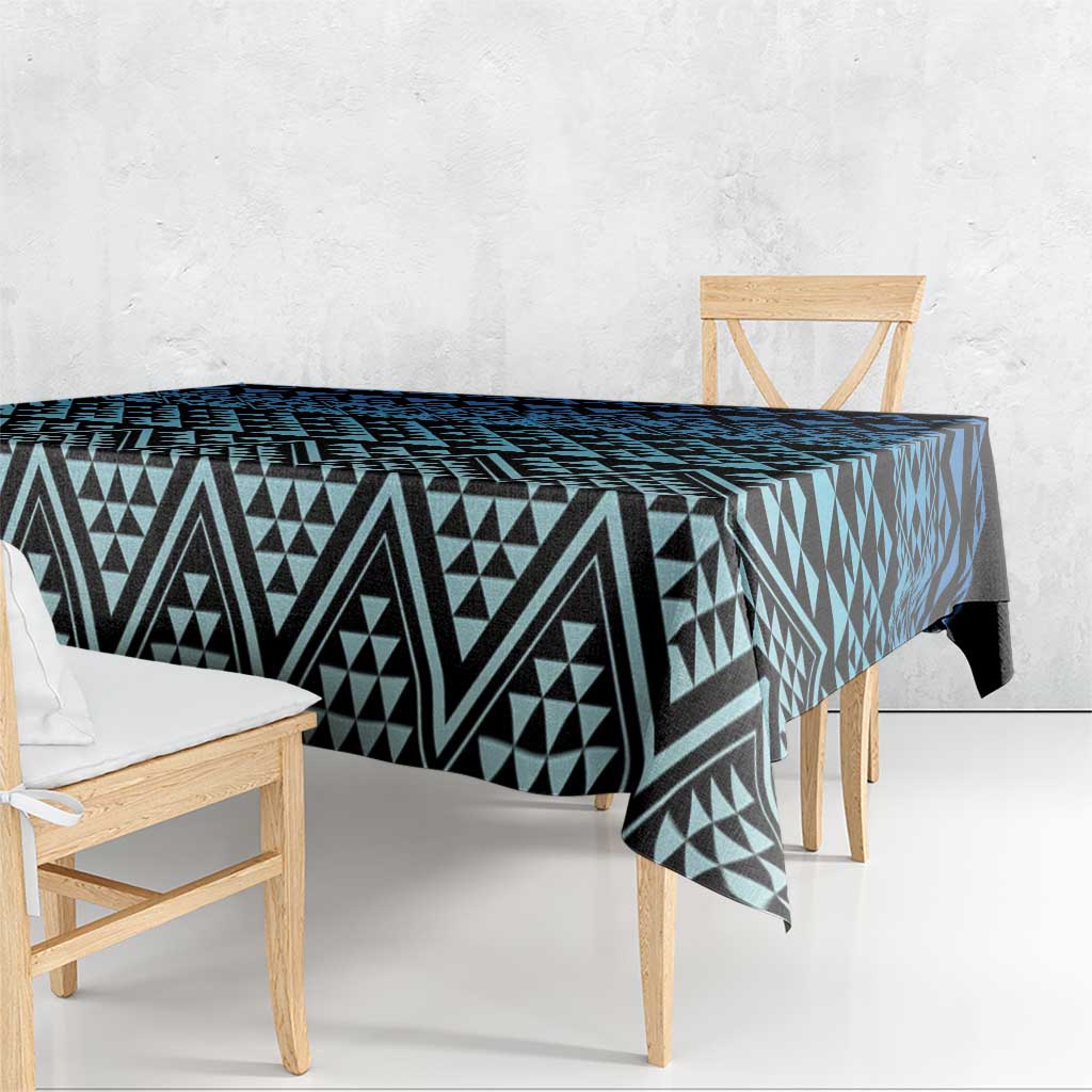 Maori Niho Taniwha Te Wheiao Tablecloth Moana Blue - Aussie Hoodie