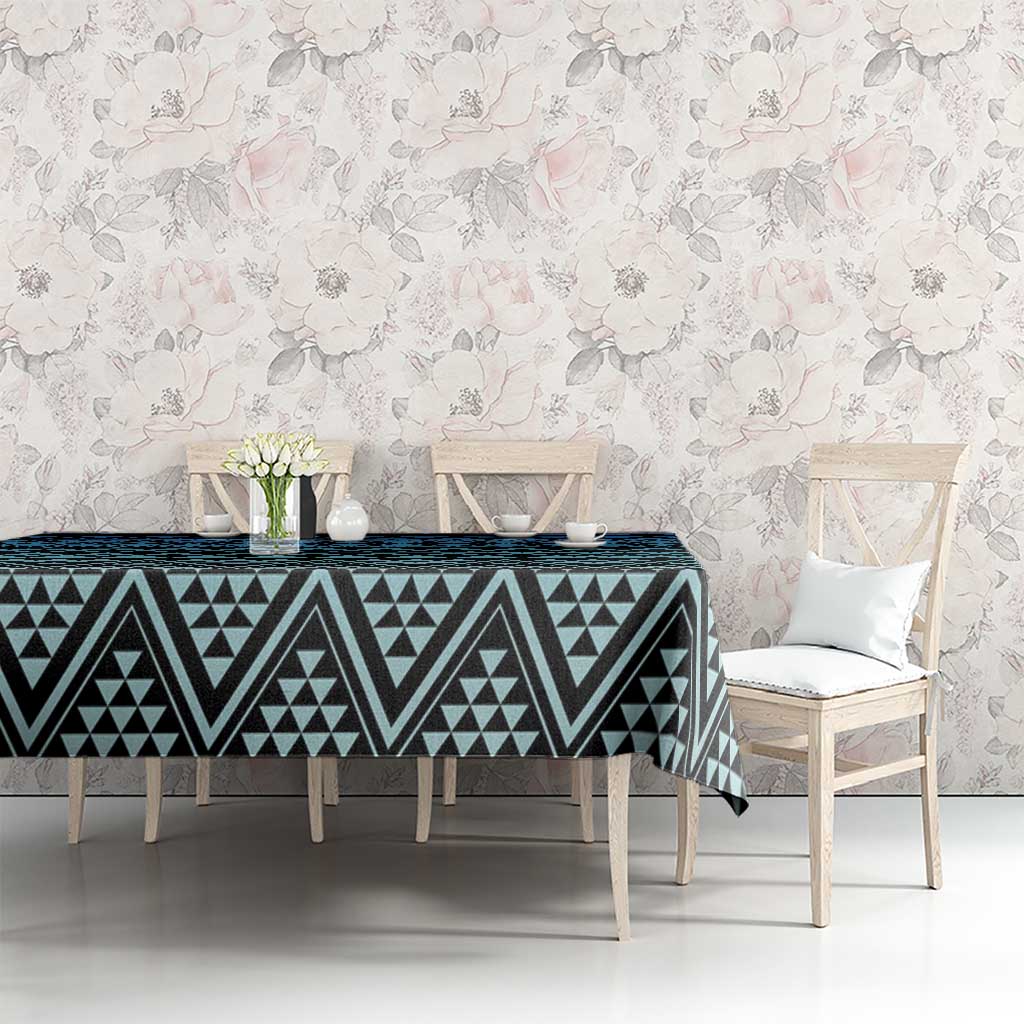 Maori Niho Taniwha Te Wheiao Tablecloth Moana Blue - Aussie Hoodie
