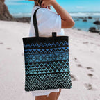 Maori Niho Taniwha Te Wheiao Tote Bag Moana Blue - Aussie Hoodie